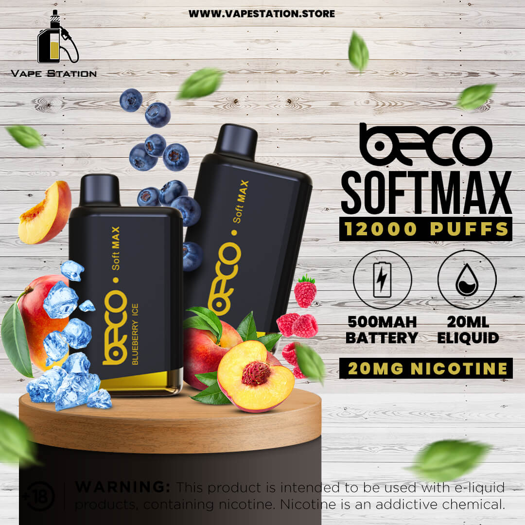 chocolate flavour vape BECO SOFT MAX 12,000 Puffs Disposable Non Rechargeable Vape – Vape Station