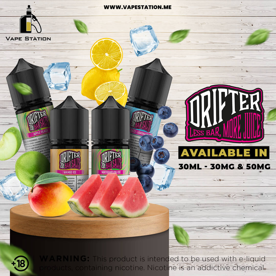 Kiwi Passion Fruit Guava Ice By DRIFTER Bar Salts (Saltnic) – Vape Station