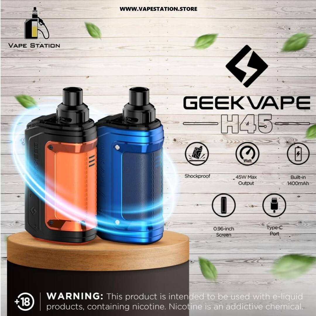 elfbar nachfüll pod läuft aus Geekvape H45 Aegis Hero 2 Aegis Hero 2 (H45) Pods by GeekVape main image 1