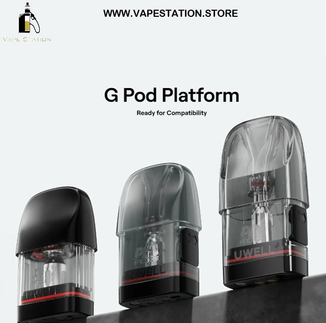 UWELL Caliburn GPP Replacement Pods 3ml (3pcs/pack) Vape Station UWELL Caliburn GPP Replacement Pods 3ml (3pcs/pack) Vape Station