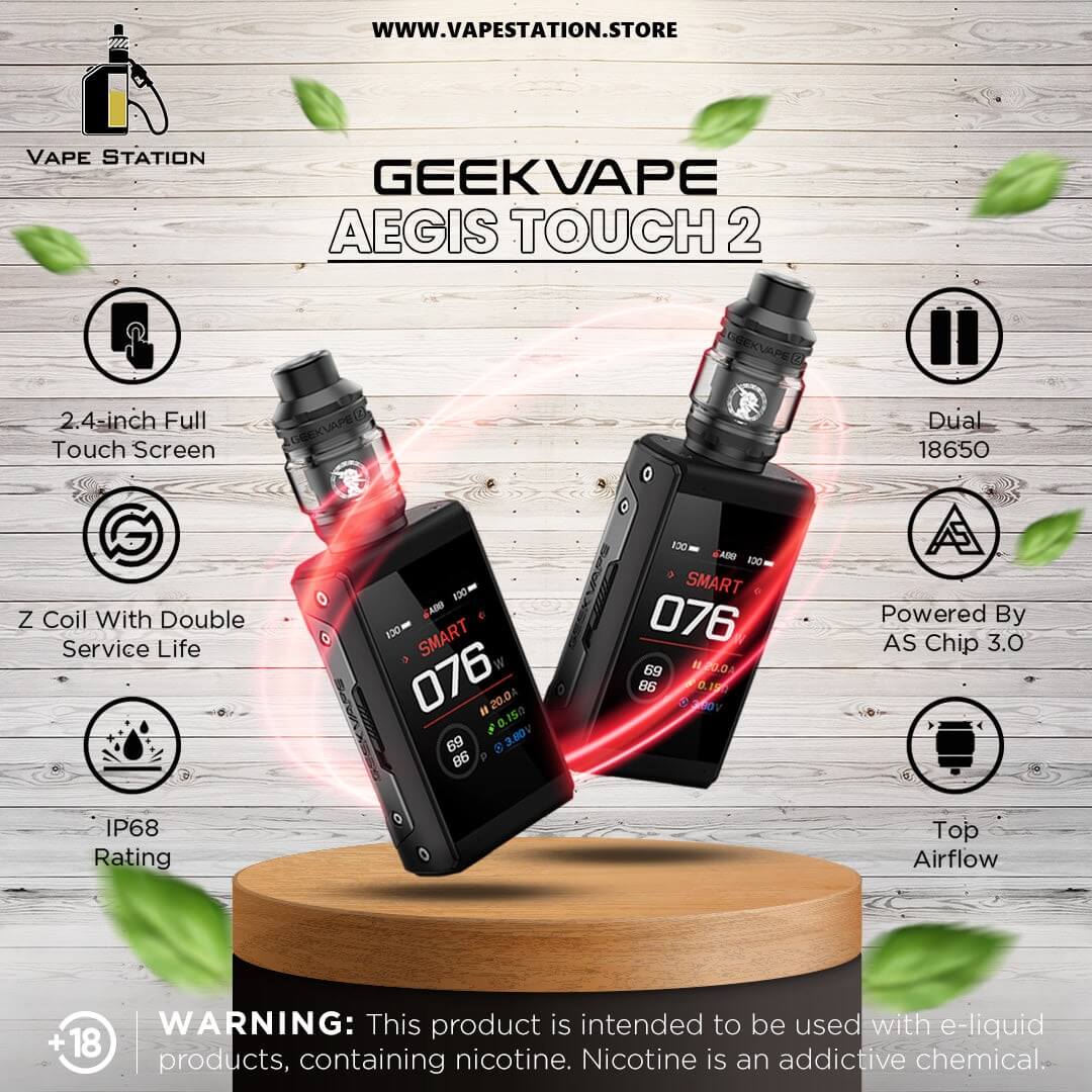 GeekVape T200 (AEGIS TOUCH 2) KIT 200W With Zeus SubOhm Tank Vape Station GeekVape T200 (AEGIS TOUCH 2) KIT 200W With Zeus SubOhm Tank Vape Station