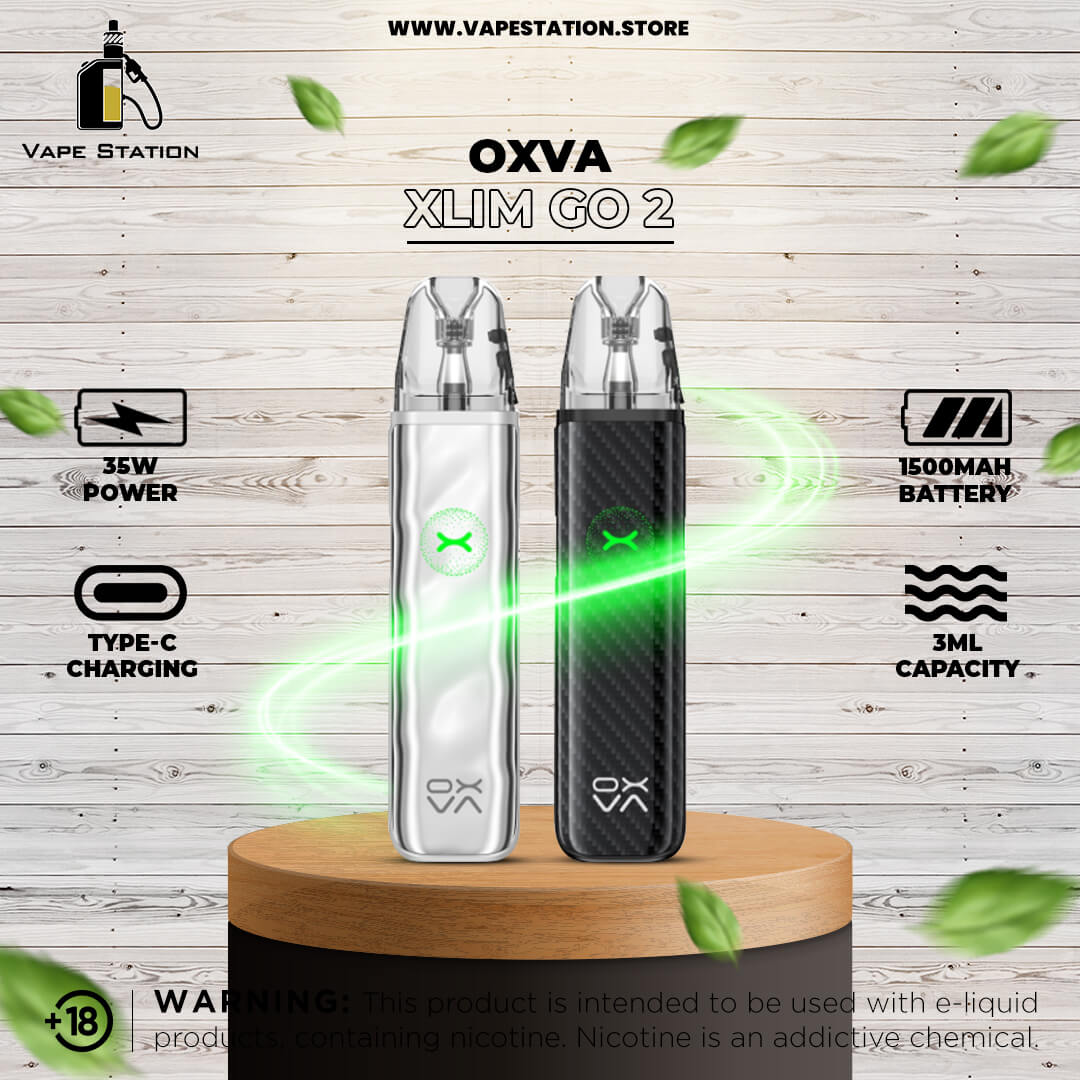 OXVA Xlim GO 2 Pod System Kit 1500mAh 30W Vape Station OXVA Xlim GO 2 Pod System Kit 1500mAh 30W Vape Station
