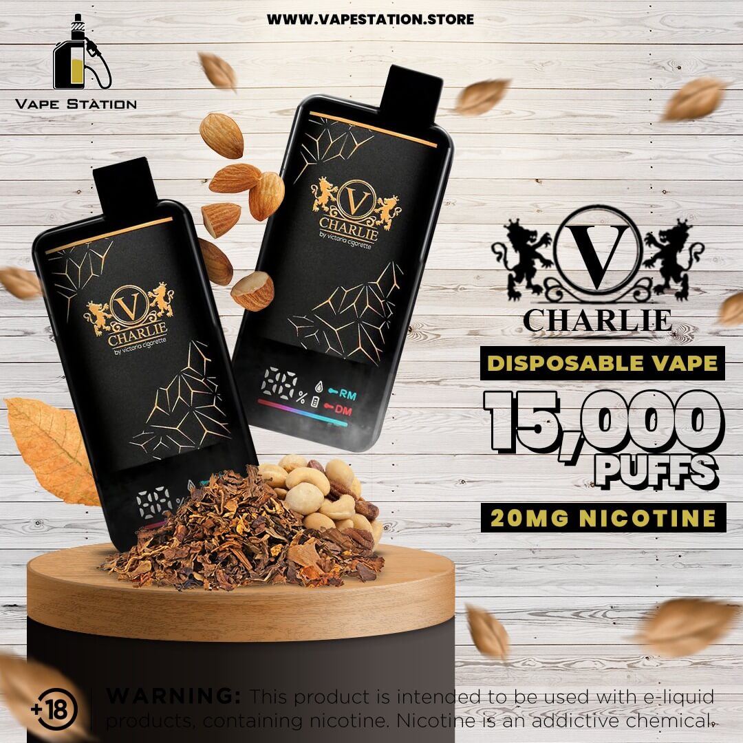 VICIG CHARLIE 15,000 Puffs Disposable Vape By Victoria Cigarette Vape Station VICIG CHARLIE 15,000 Puffs Disposable Vape By Victoria Cigarette Vape Station