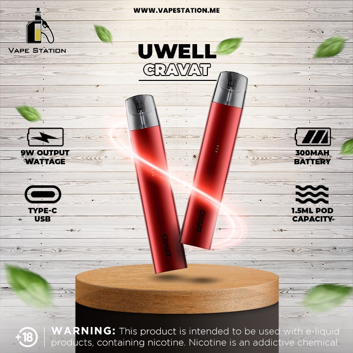 elfbar elfa master akku UWELL Cravat Pod System Kit 300mAh – Vape Station