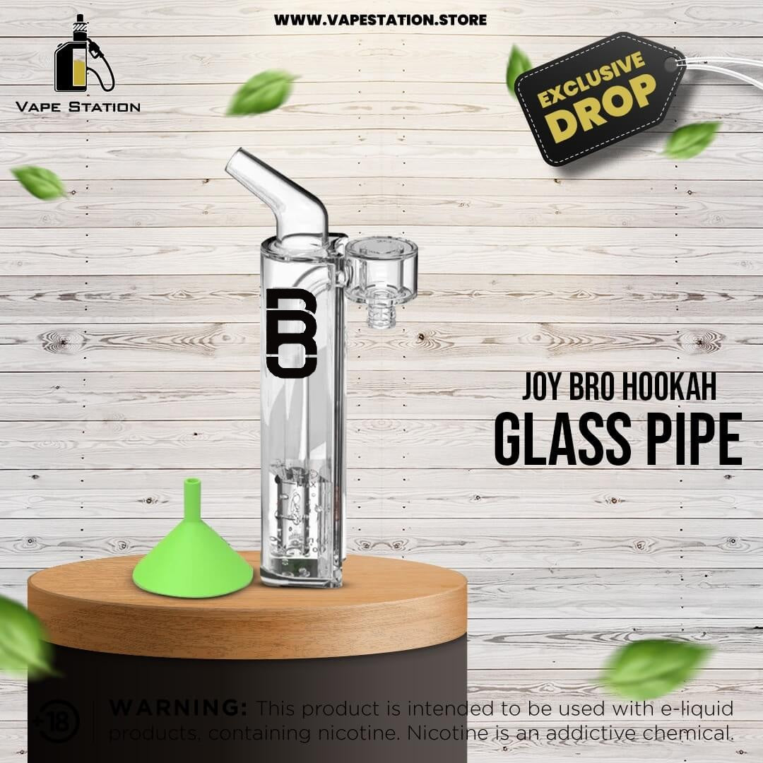 JOY BRO Portable Hookah Glass Pipe Vape Station JOY BRO Portable Hookah Glass Pipe Vape Station