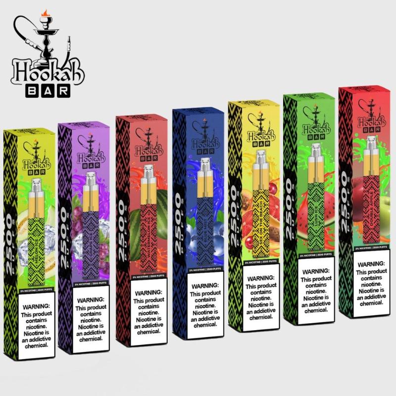 HOOKAH BAR 2500 Puffs Disposable Vape Vape Station HOOKAH BAR 2500 Puffs Disposable Vape Vape Station