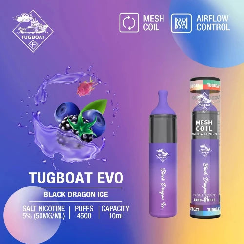 TUGBOAT EVO 4500 Puffs Disposable Vape