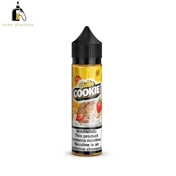 JDI Strawberry Butter Cookie E-Liquid (Freebase)