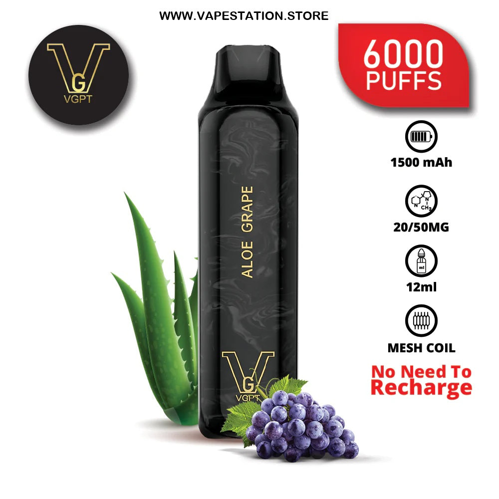 VGPT 6000 Puffs Disposable Vape Vape Station VGPT 6000 Puffs Disposable Vape Vape Station