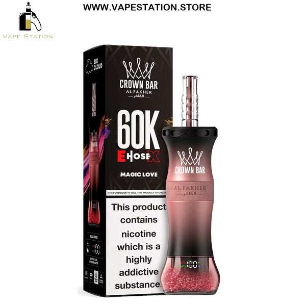 Al Fakher Crown Bar E-Hose X 60,000 Puffs Disposable Vape 6mg - Vape Station