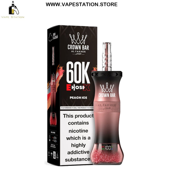 Al Fakher Crown Bar E-Hose X 60,000 Puffs Disposable Vape 6mg - Vape Station