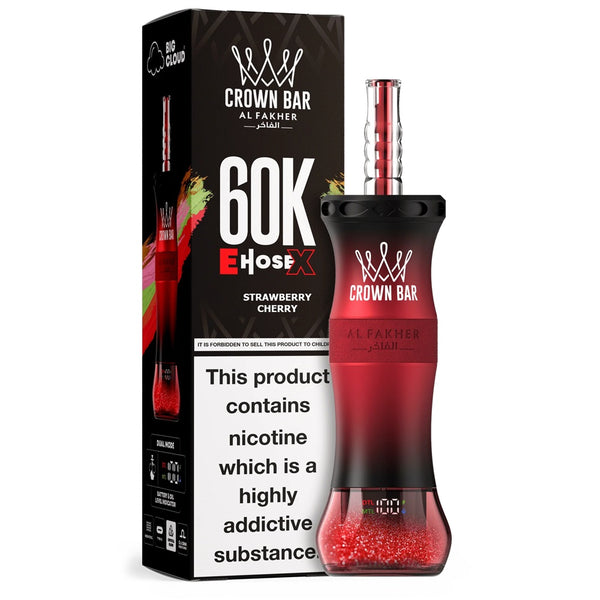 Al Fakher Crown Bar E-Hose X 60,000 Puffs Disposable Vape 6mg - Vape Station