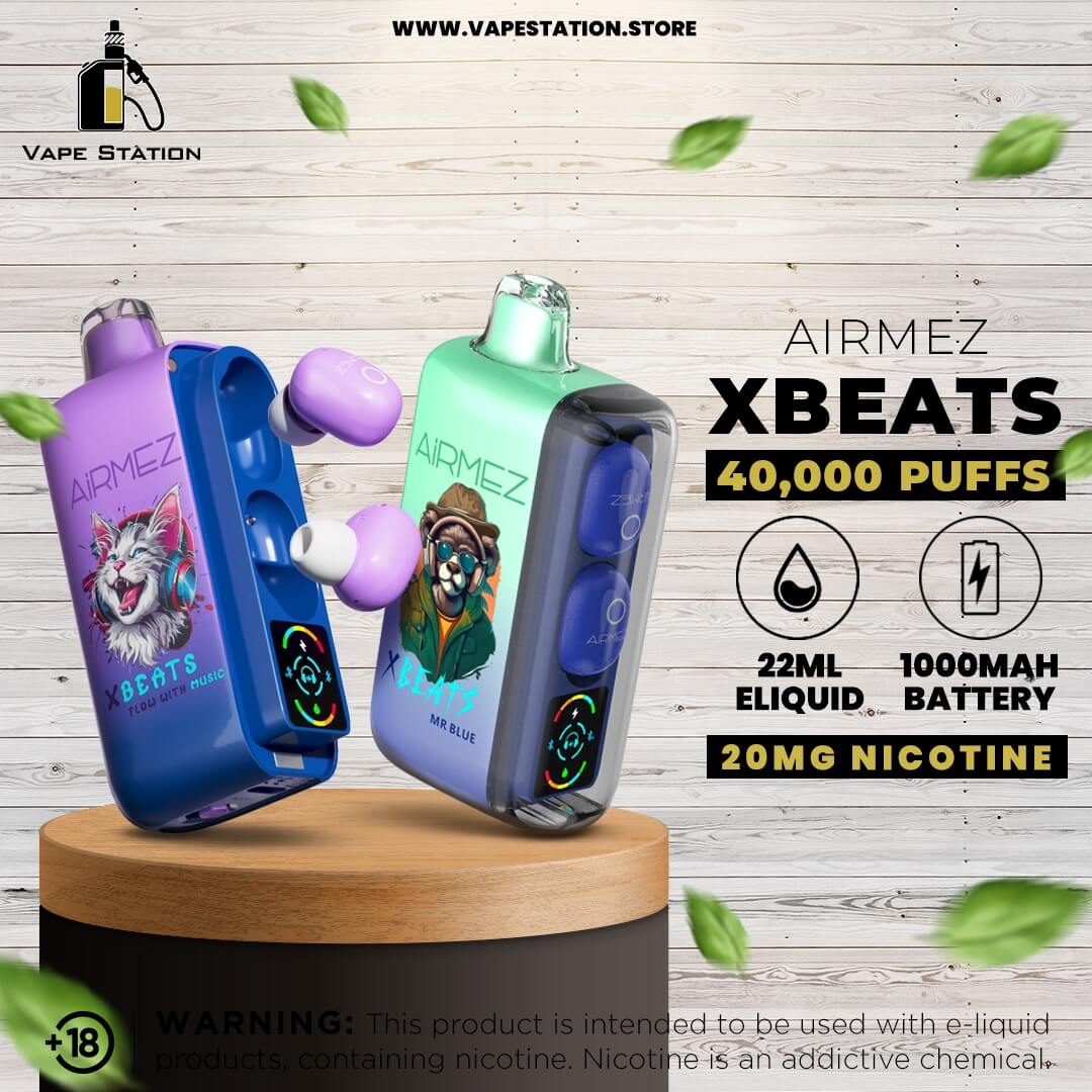 vape with airpods Grüne Minze - Aroma - Green Mint