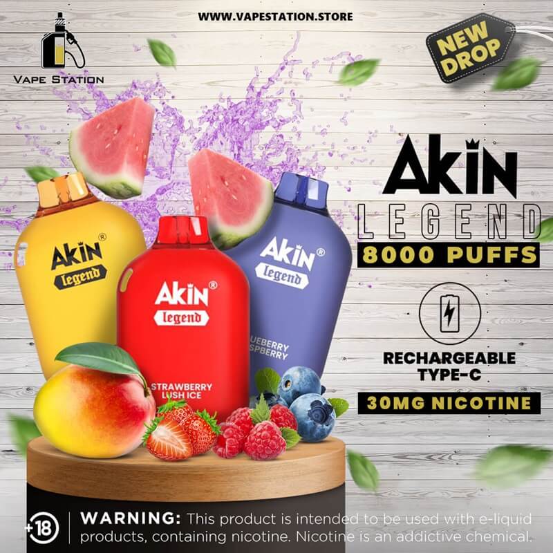 AKIN Legend 8000 Puffs Disposable Vape 30mg