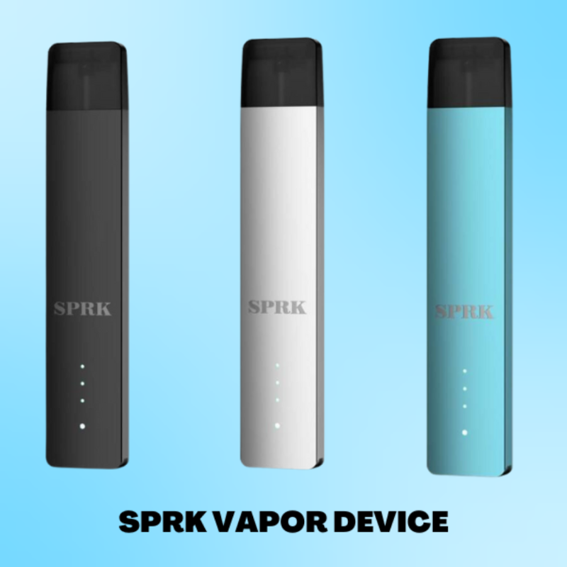 SPRK Vapor Basic Device Pod System Kit 240mAh Vape Station SPRK Vapor Basic Device Pod System Kit 240mAh Vape Station