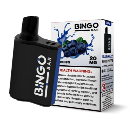 BINGO Bar 6000 Puffs Disposable Vape By VOUG (2% Nicotine)