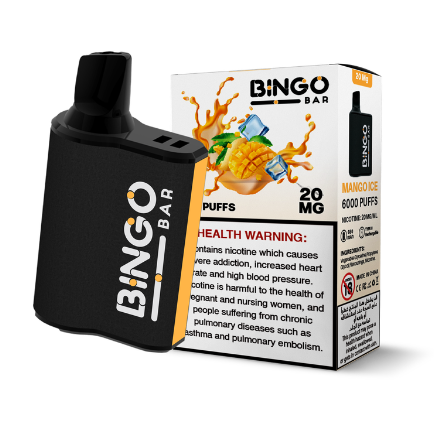 BINGO Bar 6000 Puffs Disposable Vape By VOUG (2% Nicotine)