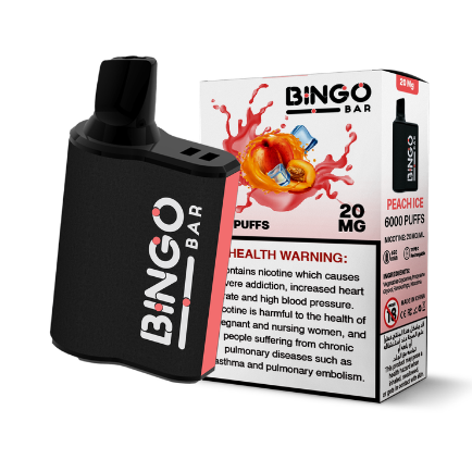 BINGO Bar 6000 Puffs Disposable Vape By VOUG (2% Nicotine)