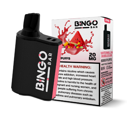 BINGO Bar 6000 Puffs Disposable Vape By VOUG (2% Nicotine)