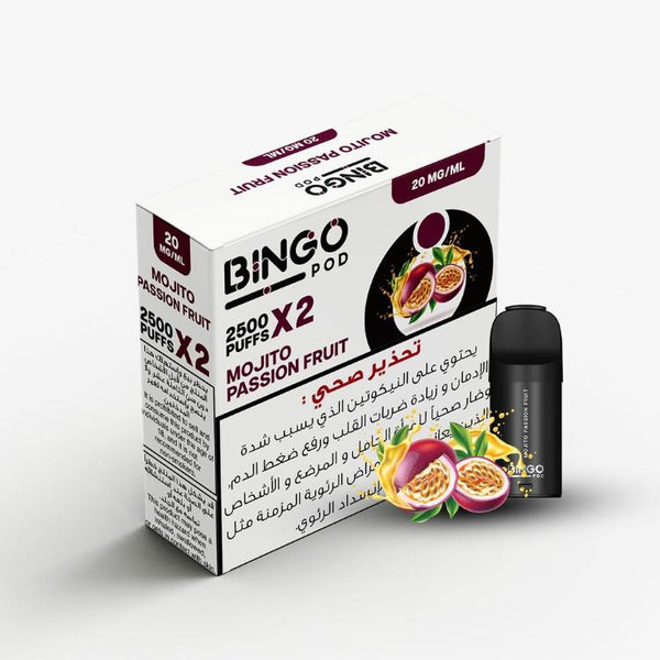 BINGO Pods (2 per pack) 2500 Puffs each