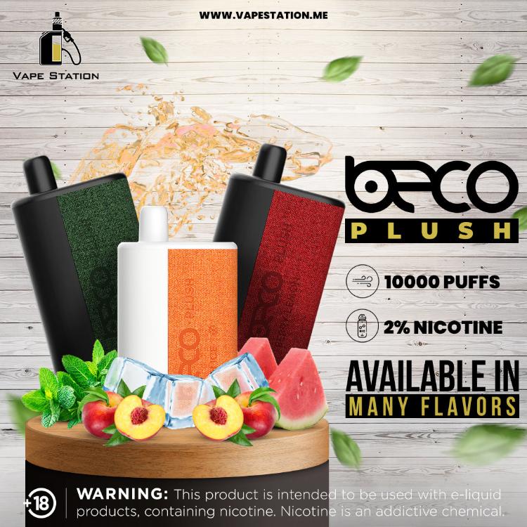 BECO Plush 10000 Puffs Disposable Vape ( 2% Nicotine)