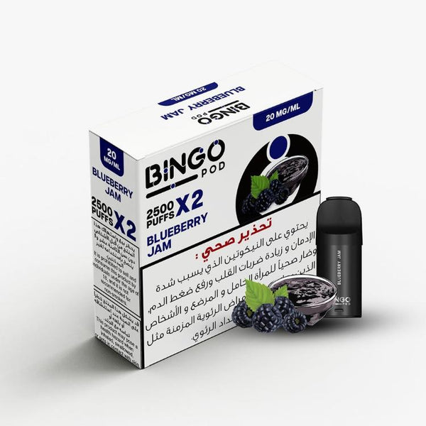 BINGO Pods (2 per pack) 2500 Puffs each