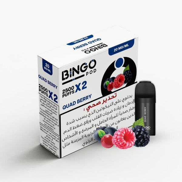 BINGO Pods (2 per pack) 2500 Puffs each