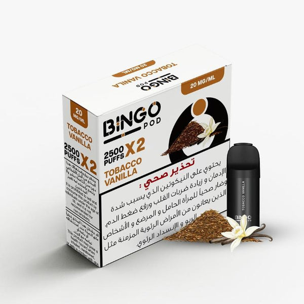 BINGO Pods (2 per pack) 2500 Puffs each