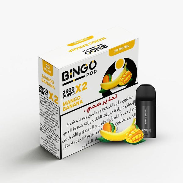 BINGO Pods (2 per pack) 2500 Puffs each