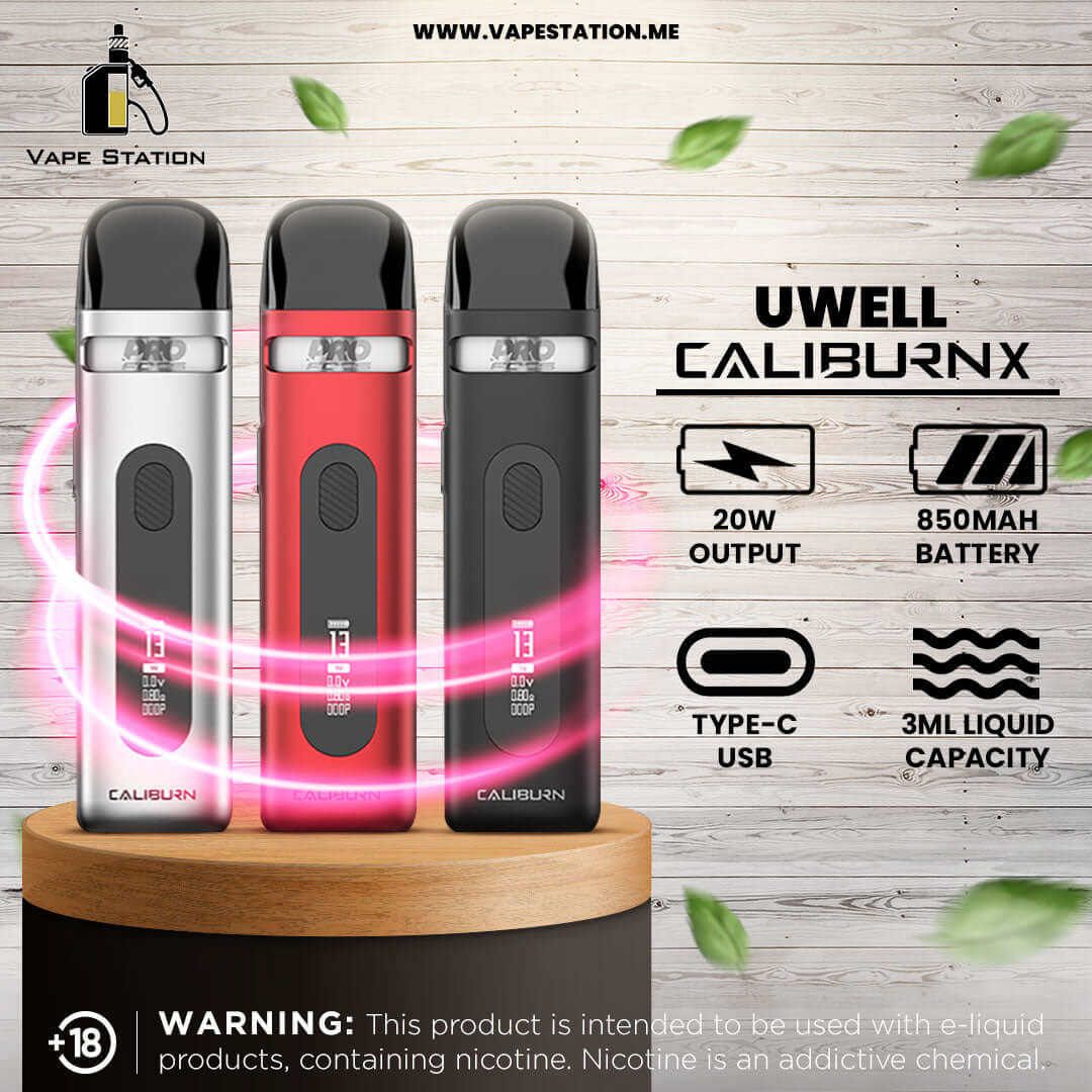 UWELL Caliburn X Pod System Kit 850mAh