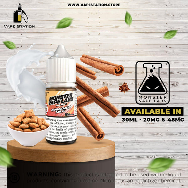 Cinnamon Milk by MONSTER VAPE LABS (Saltnic)