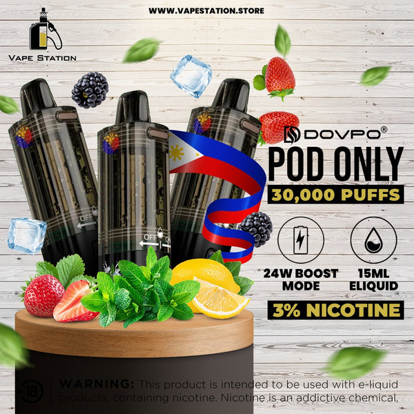 DOVPO 30,000 Puffs Disposable Vape 3% (Pod only) - Vape Station