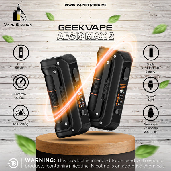 GeekVape MAX100 (AEGIS MAX 2) 100W BOX MOD