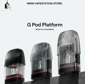UWELL Caliburn GPP Replacement Pods 3ml (3pcs/pack) Vape Station UWELL Caliburn GPP Replacement Pods 3ml (3pcs/pack) Vape Station