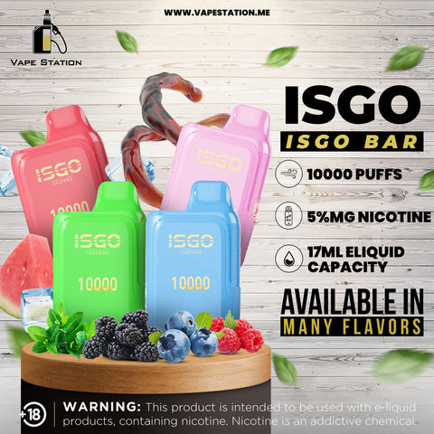 ISGO BAR 10000 Puffs Disposable Vape 5%