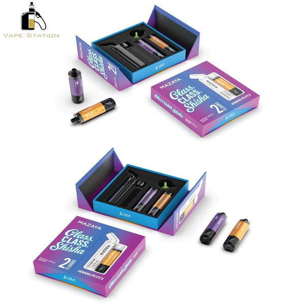 JOY & MAZAYA (Limited Edition) Gift Box with Special Edition 80K Puffs 5mg (2 Flavors + 1 Glass Pipe)