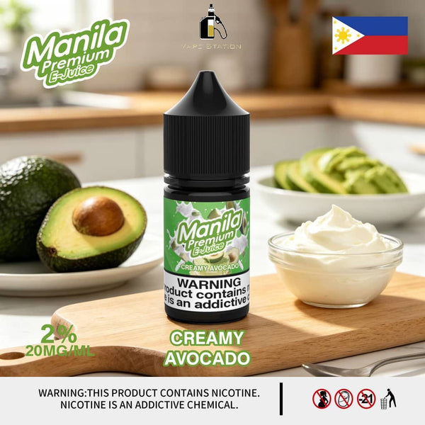Creamy Avocado by Manila Premium E-Juice (saltnic) - Vape Station