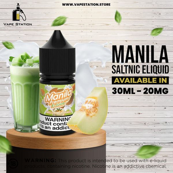 Melon Milkshake by Manila Premium E-Juice (Saltnic)