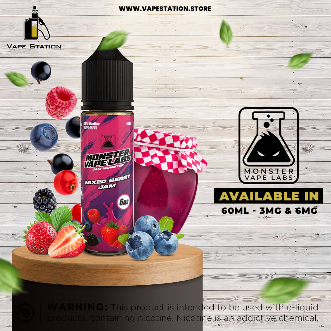 Mixed Berry Jam Monster by MONSTER VAPE LABS