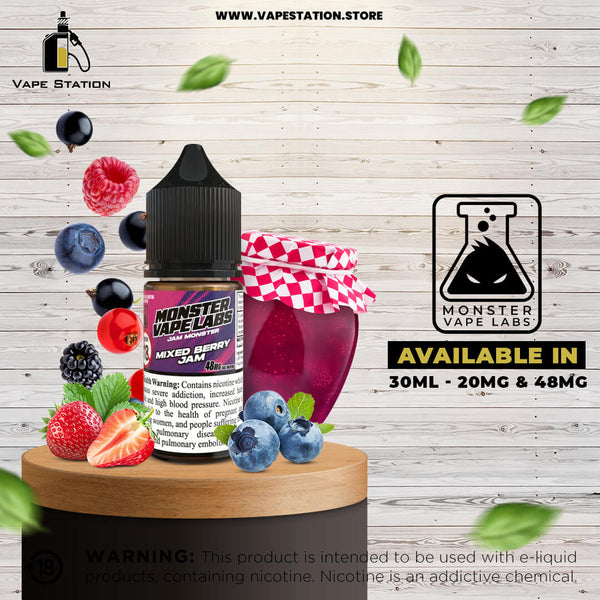 Mixed Berry Jam Monster by MONSTER VAPE LABS (Saltnic)