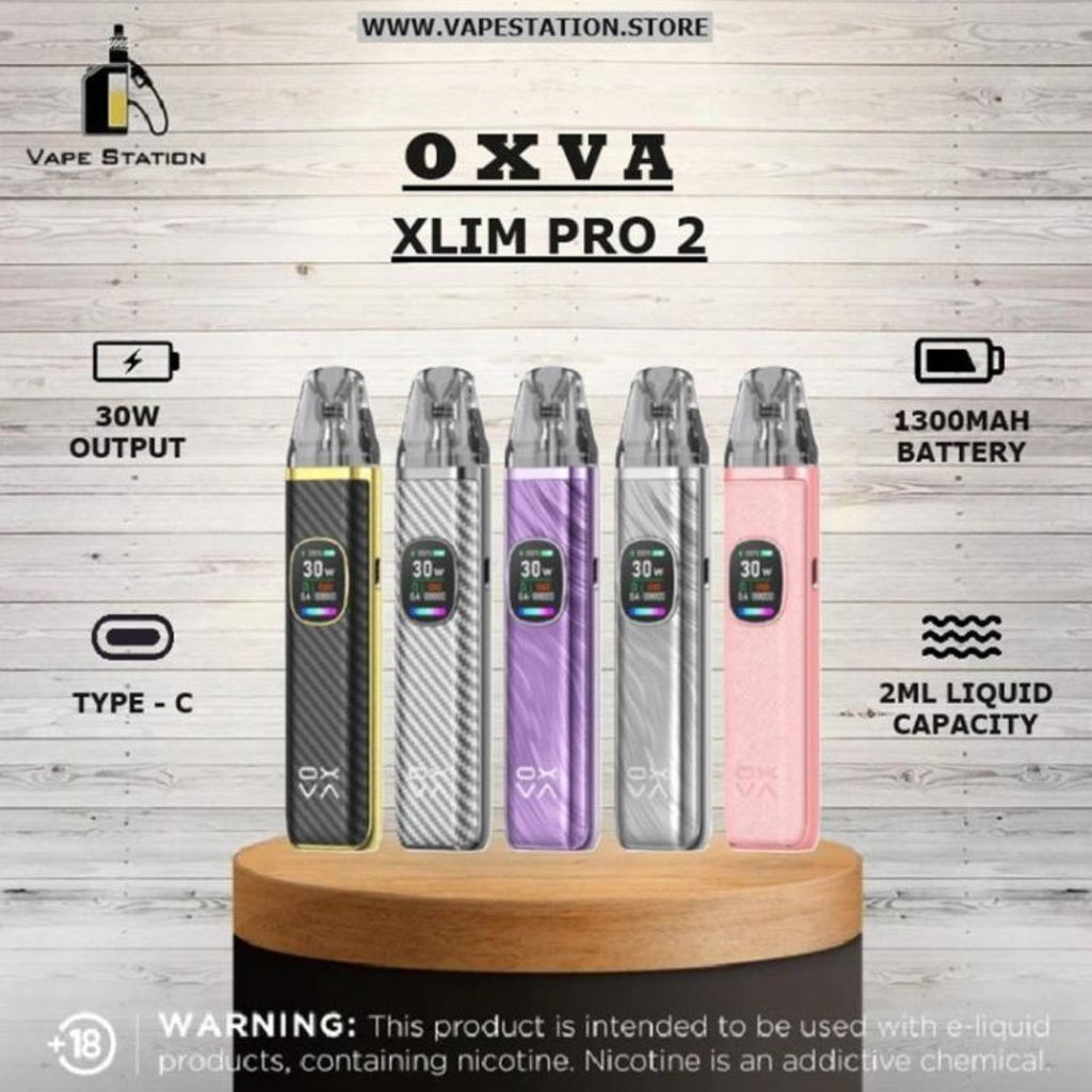 OXVA XLIM PRO 2 Pod System Kit 1300mAh Vape Station OXVA XLIM PRO 2 Pod System Kit 1300mAh Vape Station