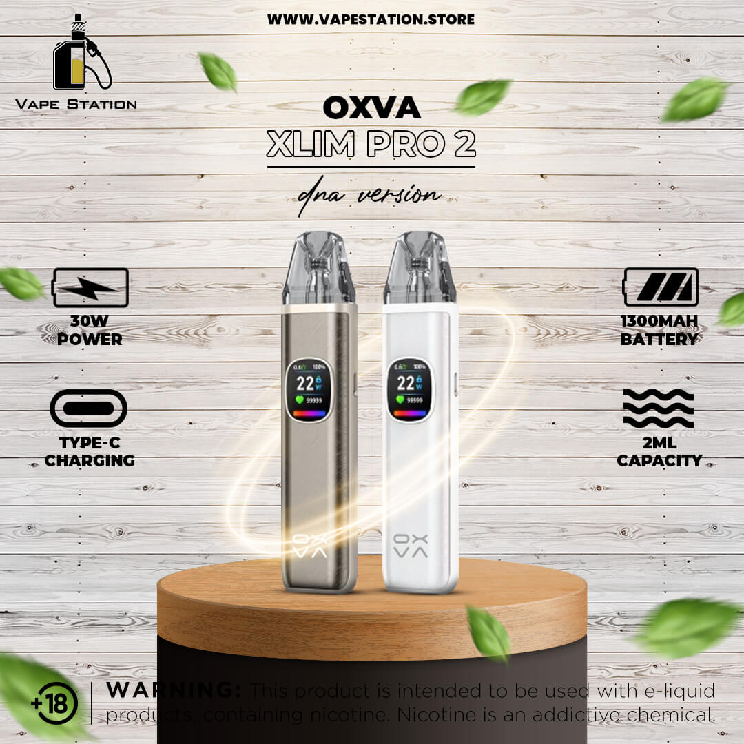OXVA XLIM Pro 2 DNA Version Pod System Kit 1300mAh Vape Station OXVA XLIM Pro 2 DNA Version Pod System Kit 1300mAh Vape Station