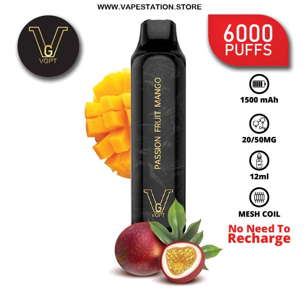 VGPT 6000 Puffs Disposable Vape Vape Station VGPT 6000 Puffs Disposable Vape Vape Station