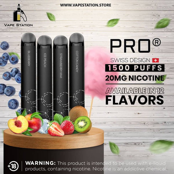 PRO SWISS 1500 Puffs Disposable Vape