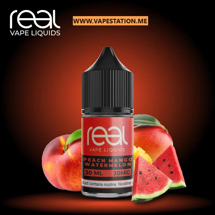 Real Vape Peach Mango Watermelon 30ml (Saltnic) – Vape Station