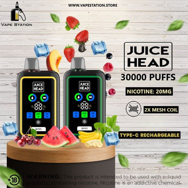 JUICE HEAD 30000 Puffs Disposable Vape