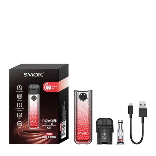SMOK Novo 4 Mini Kit Pod System 900mAh Vape Station SMOK Novo 4 Mini Kit Pod System 900mAh Vape Station