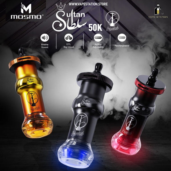 MOSMO Sultan 50,000 Puffs DTL Disposable Vape - 3mg Hookah