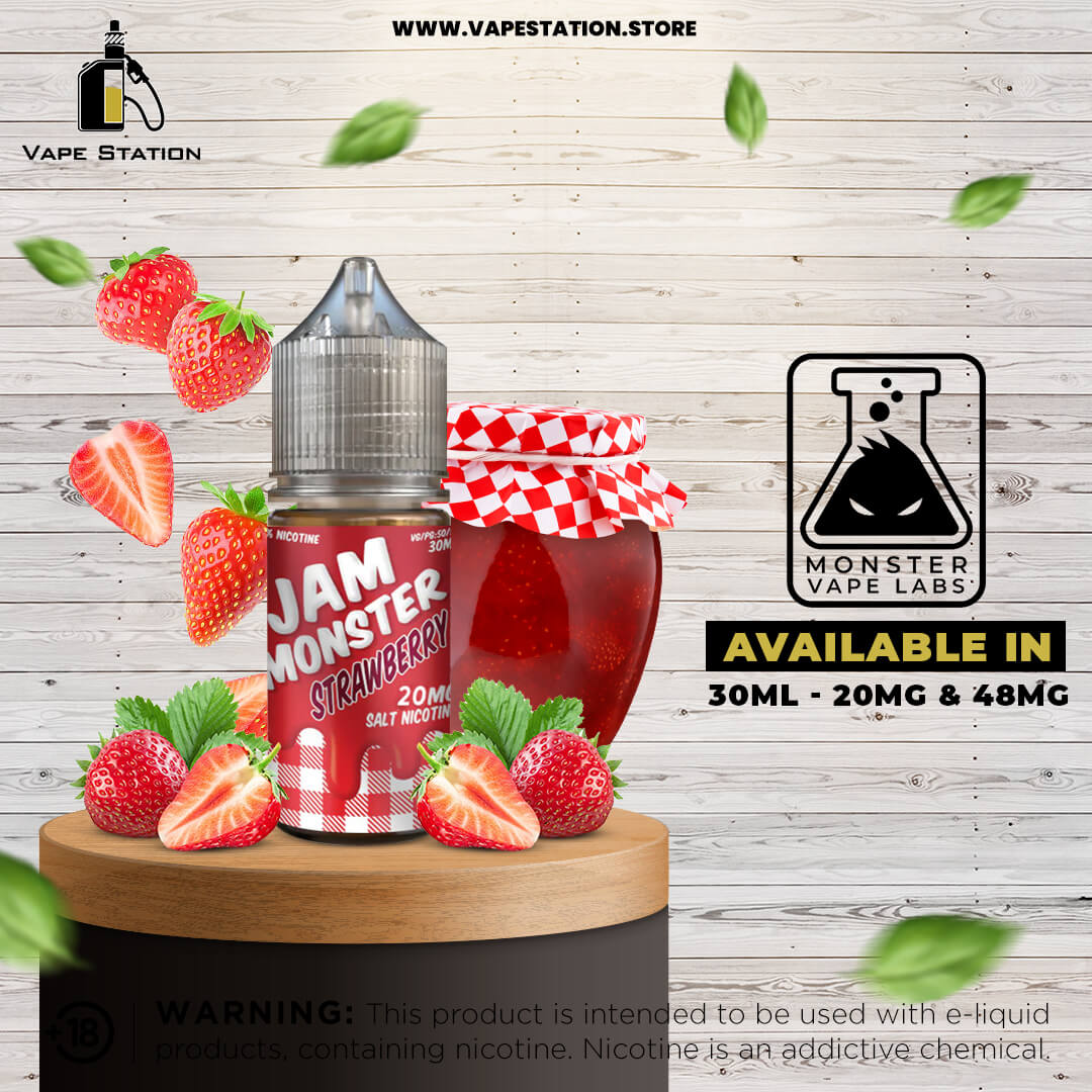 Strawberry Jam Monster by MONSTER VAPE LABS (Saltnic)