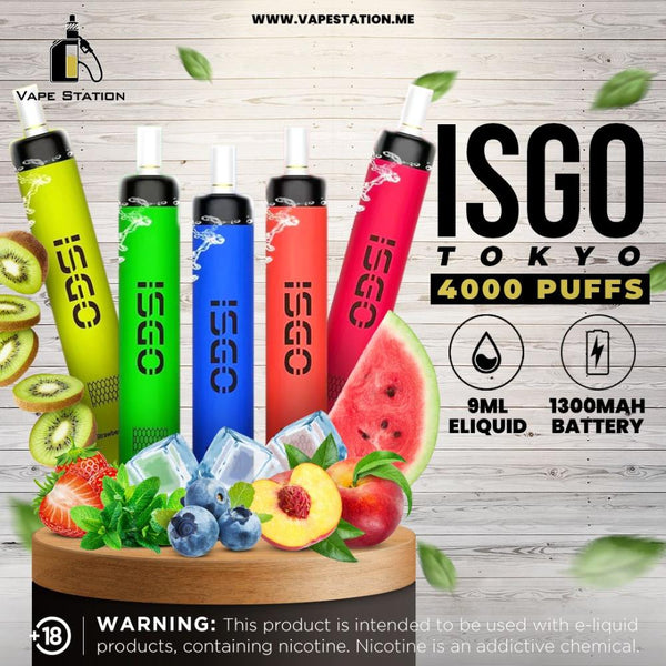 ISGO TOKYO Filter 4000 Puffs 2% Disposable Vape